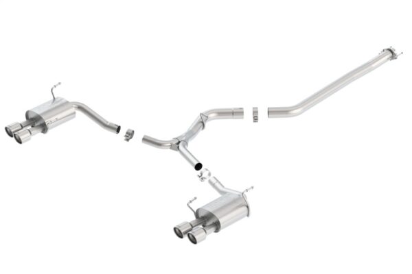 Alternative view of Borla 11-14 Subaru Impreza WRX/STI Sedan 4dr ATAK SS Catback Exhaust
