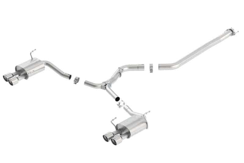 Borla 11-14 Subaru Impreza WRX/STI Sedan 4dr ATAK SS Catback Exhaust - Image 2