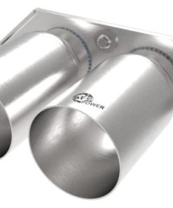 aFe Power Mach Force Xp 4in 304 SS Bolt-On Exhaust Tips Brushed 14-19 Porsche 911 GT3 3.8L/4.0L