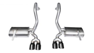 Alternative view of Corsa 97-04 Chevrolet Corvette C5 Z06 5.7L V8 Xtreme Axle-Back Exhaust w/ Black Tips