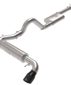 aFe Apollo GT 3in 409 SS Cat-Back Exhaust 2021 Ford Bronco L4-2.3L (t)/V6-2.7L (tt) w/ Black Tip