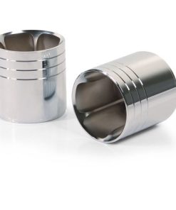 Remus 2021+ BMW R 18 (Euro 5) Straight End V2 End Cap - Silver (Pair)