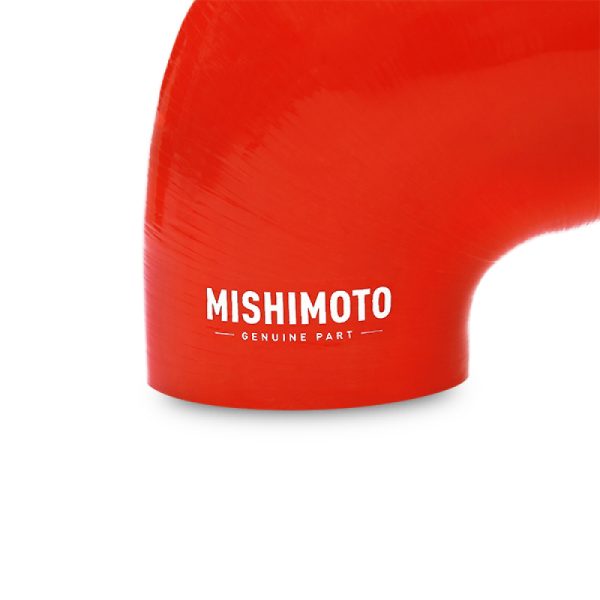 Alternative view of Mishimoto 2016+ Chevrolet Camaro 2.0T Silicone Induction Hose - Red
