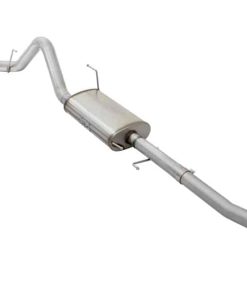 Alternative view of aFe MACHForce XP SS Exhaust 3in to 3.5in Cat-Back w/ Black Tip 15 Ford F-150 EcoBoost V6 2.7/3.5Ltt