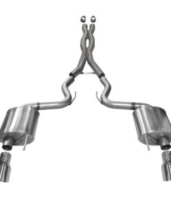 Corsa 2015 Ford Mustang GT 5.0 3in Cat Back Exhaust Polish Dual Tips (Sport)