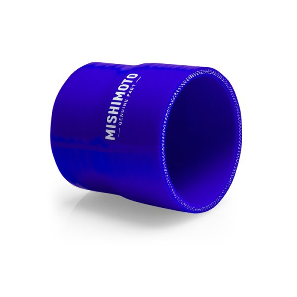 Alternative view of Mishimoto 2.75in. to 3in. Silicone Transition Coupler - Blue