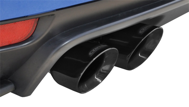 Corsa 08-13 Subaru Impreza Hatchback STI 2.5L Turbo Manual Black Sport Cat-Back Exhaust - Image 3