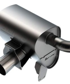 Alternative view of Borla 15-22 Can-Am Maverick X3 900cc Triple Turbo Manifold-Back Exhaust S-Type Muffler -Black Coated