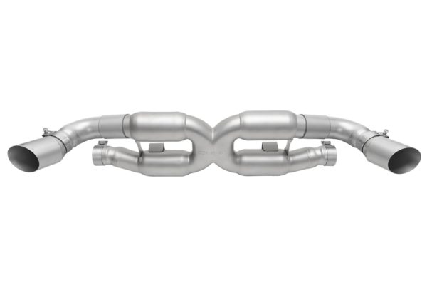 SOUL 10-12 Porsche 997.2 Turbo X-Pipe Exhaust - GT2 Style Sig Satin Tips