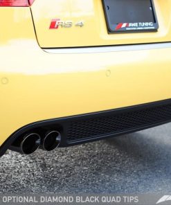 Alternative view of AWE Tuning Audi B7 RS4 Touring Edition Exhaust - Diamond Black Tips