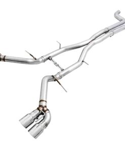 AWE Tuning 16-19 Chevy Camaro SS Non-Res Cat-Back Exhaust - Track Edition (Quad Chrome Silver Tips)