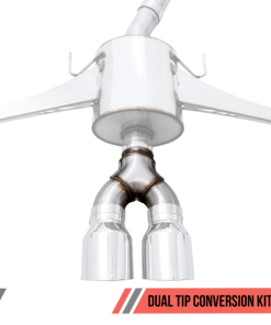 AWE Tuning 17+ Honda Civic SI 1.5L / Type R 2.0L Turbo Triple-to-Dual Tip Conversion Kit