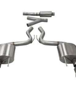 Corsa 15-16 Ford Mustang EcoBoost 2.3T Sport 3in Cat-Back Dual Rear Exit Polished Tips