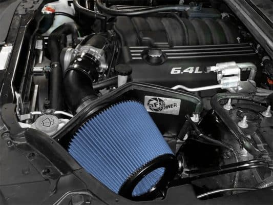 Alternative view of aFe MagnumFORCE Intake System Stage-2 Pro 5R 12-14 Jeep Grand Cherokee SRT8 V8 6.4L