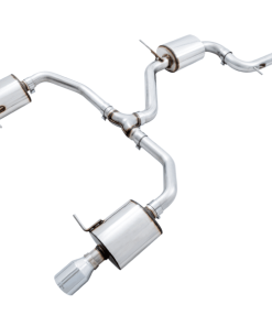 AWE Tuning 18-21 Volkswagen Jetta GLI Mk7 Touring Exhaust - Chrome Silver Tips (Fits High-Flow DP)