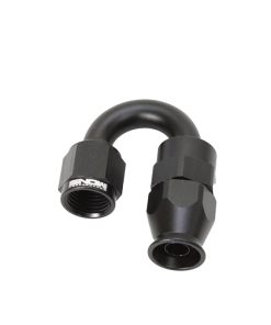 Alternative view of Snow -6AN 180 Degree PTFE Hose End (Black)