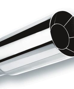 Alternative view of Borla Universal Polished Tip Single Round Intercooled (inlet 2 1/2in. Outlet 2 1/2in)  *NO Returns*