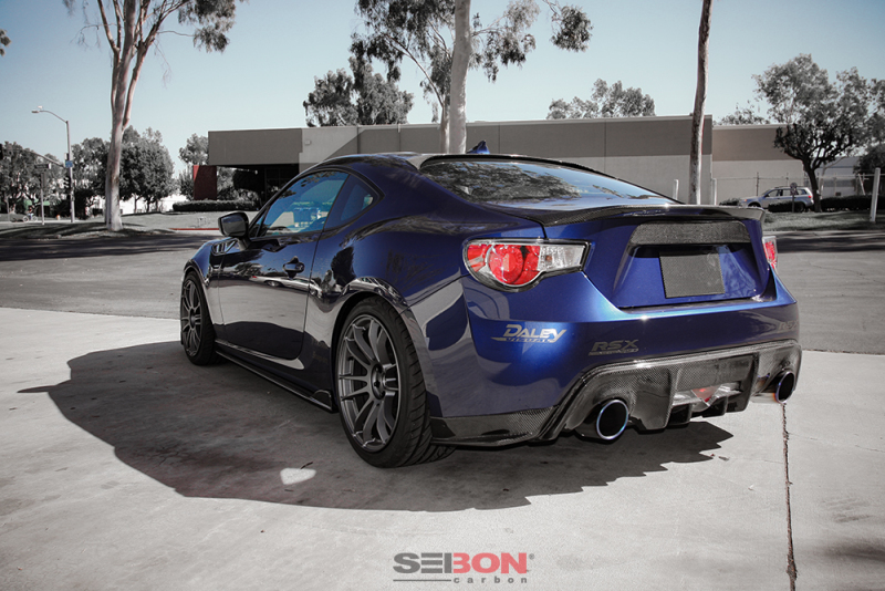 Seibon 12-13 Scion FRS Carbon Fiber Rear Fin Spoiler - Image 6