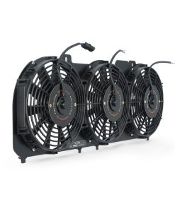 Alternative view of Mishimoto 89-01 Jeep Cherokee XJ 4.0L Performance Aluminum Fan Shroud w/ Controller - Black