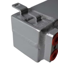 Alternative view of CSF 00-06 BMW M3 (E46) Race-Spec Dual-Pass Oil Cooler