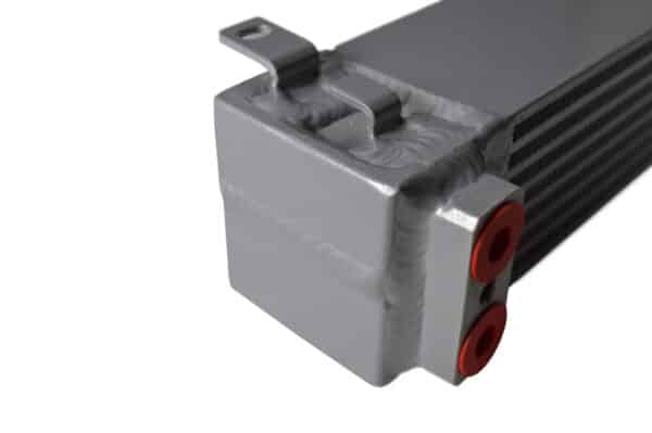 Alternative view of CSF 00-06 BMW M3 (E46) Race-Spec Dual-Pass Oil Cooler