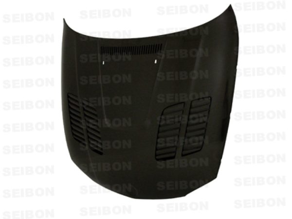 Alternative view of Seibon 08-11 BMW 1 Series (E81/E82) 2DR/HB GTR-Style Carbon Fiber Hood
