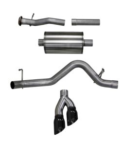 Corsa 15-16 Chevy Colorado 3.6L V6 Sport Cat-Back Exhaust 4in Black Pro Series Tips
