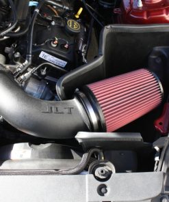 JLT 15-17 Ford Mustang V6 Black Textured Cold Air Intake Kit w/Red Filter