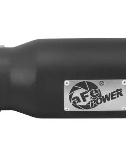 Alternative view of aFe MACHForce XP 3in Inlet x 4in Outlet x 9in Length Clamp-On Black Tip