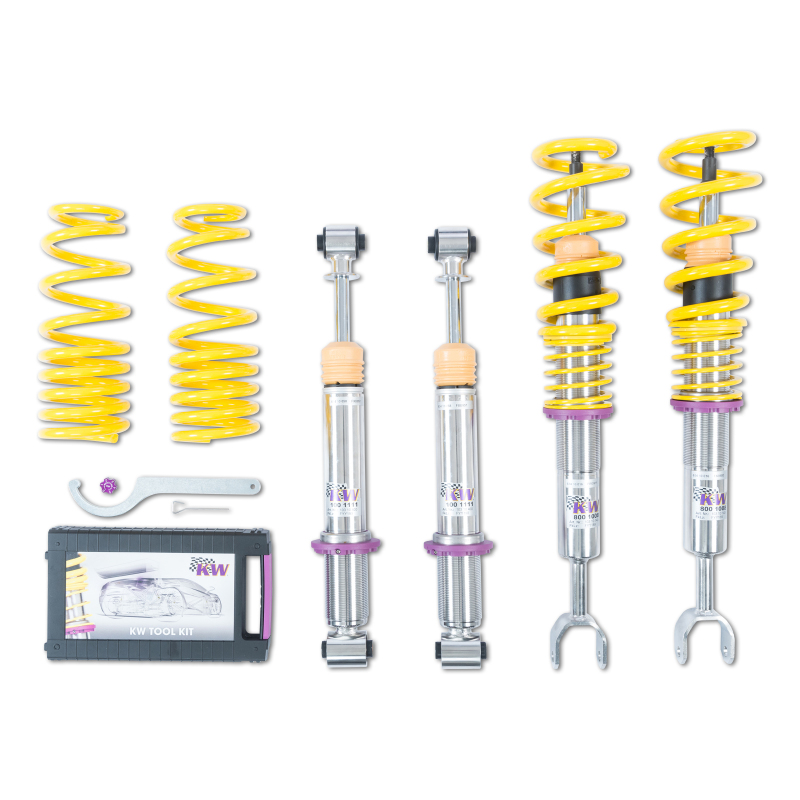 KW Coilover Kit V1 Audi A4 S4 (8D/B5 B5S) Sedan + Avant; Quattro incl. S4; all engines - Image 2