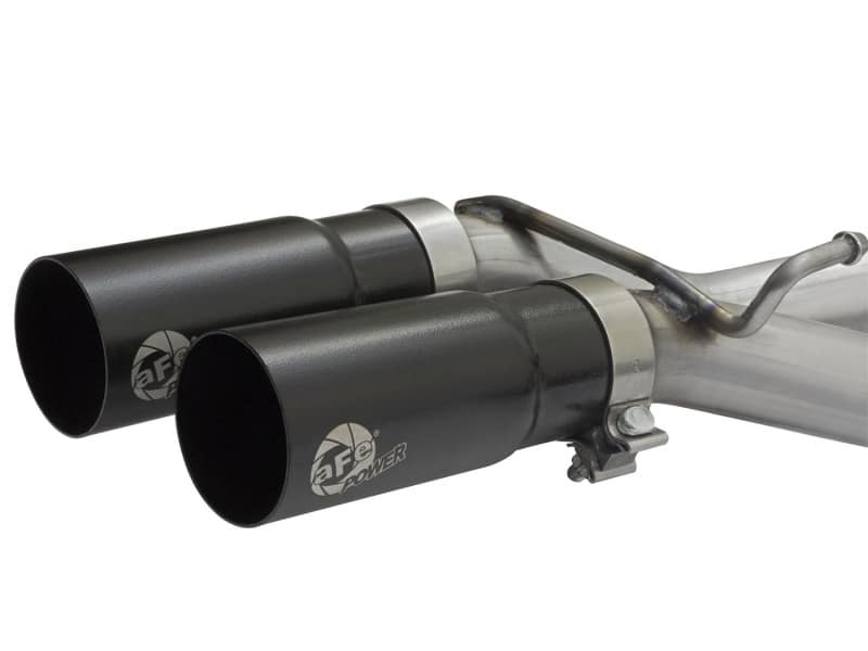 aFe Rebel Exhausts Cat-Back SS Ford F-150 04-08 V8 4.6/5.4L w/ Black Tips - Image 5