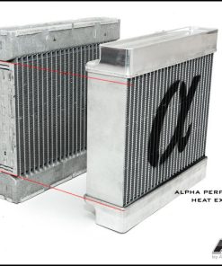 Alternative view of AMS Performance 14-18 Mercedes-Benz CLA 45 AMG 2.0T Alpha Auxiliary Heat Exchanger Upgrade
