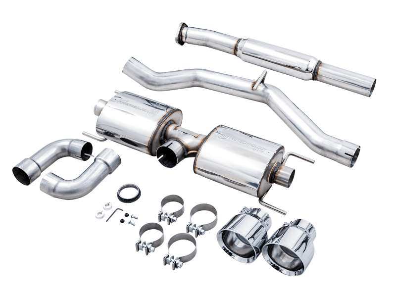 AWE Subaru BRZ/ Toyota GR86/ Toyota 86 Touring Edition Cat-Back Exhaust- Chrome Silver Tips - Image 6