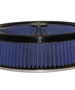 aFe MagnumFLOW Air Filters Round Racing P5R A/F TOP Racer 14D x 4H (Blk/Blue)