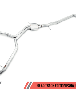 AWE Tuning Audi B9 A5 Track Edition Exhaust Dual Outlet - Chrome Silver Tips (Includes DP)