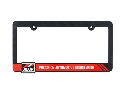 Alternative view of AWE Tuning License Plate Frame