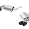 Borla 16-18 Chevy Camaro V8 SS AT/MT ATAK Rear Section Exhaust w/o Dual Mode Valves Ceramic Black
