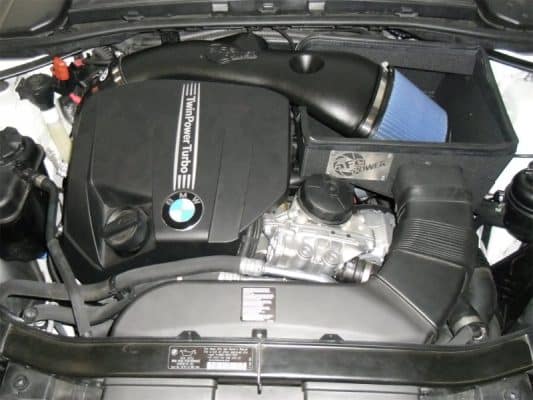 Alternative view of aFe MagnumFORCE Intakes Stage-2 P5R AIS P5R BMW 335i (E90/92/93) 11-15 L6-3.0L (t)