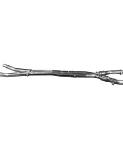 Alternative view of Kooks 09-14 Cadillac CTS-V Sedan/Wagon (Not Coupe) LS9 6.2L 3in x 2 1/2in OEM Out X-Pipe w/GREEN Cat