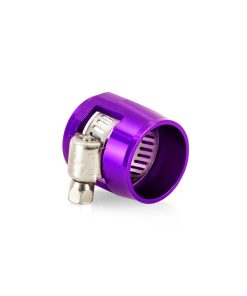 Alternative view of Mishimoto Aluminum -4AN Hex Finishers - Purple