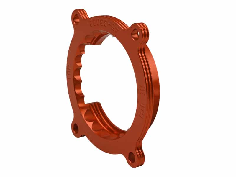 aFe Silver Bullet Throttle Body Spacer Kit 11-19 Ford Mustang GT V8-5.0L - Image 3