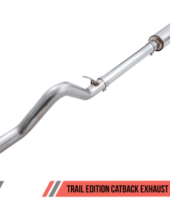 Alternative view of AWE Tuning 2018+ Jeep Wrangler JL/JLU 2.0T Trail Edition Cat-Back Exhaust