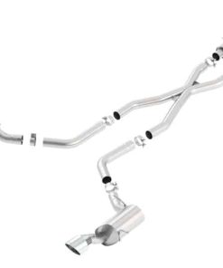 Alternative view of Borla 2015 Jeep Grand Cherokee SRT8 ATAK Dual Round Rolled Exit Catback Exhaust