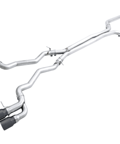 AWE Tuning 18-19 BMW M5 (F90) 4.4T AWD Cat-back Exhaust - Track Edition (Diamond Black Tips)