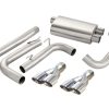 Corsa 98-02 Chevrolet Camaro Convertible Z28 5.7L V8 LS1 Polished Sport Cat-Back Exhaust