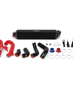 Mishimoto 2016+ Honda Civic 1.5T / 2017+ Honda Civic Si Black Intercooler Kit w/Red Pipes