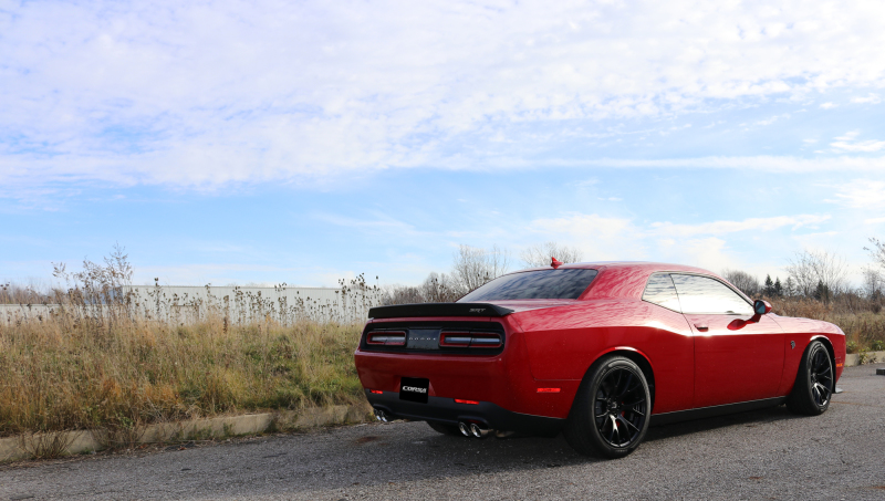 Corsa 15-17 Dodge Challenger Hellcat Dual Rear Exit Extreme Exhaust w/ 3.5in Polished Tips - Image 4