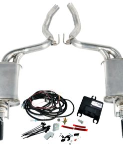 Alternative view of ROUSH 2015-2017 Ford Mustang 5.0L V8 Quad Tip Active Exhaust Kit (Requires 421894)
