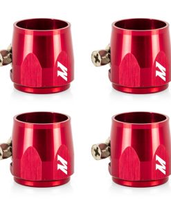 Mishimoto Aluminum -12AN Hex Finishers - Red