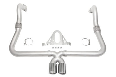 SOUL 17+ Porsche 718 Cayman / Boxster Performance Exhaust - PDK - Polished Chrome Dual Wall Tips